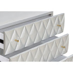 Meuble console moderne gris à 3 tiroirs – 1 personne