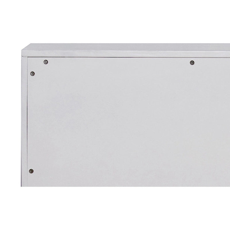 Meuble console moderne gris à 3 tiroirs – 1 personne