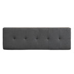 Banc à chaussures Meuble de rangement pour chaussures d'entrée Ottomane de rangement avec coussin rembourré et portes doubles pour l'entrée