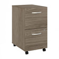 Classeur mobile à 2 tiroirs avec roulettes – Noyer Hickory / Noyer noir / Gris platine / Gris tempête / Blanc
