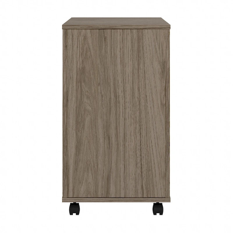 Classeur mobile à 2 tiroirs avec roulettes – Noyer Hickory / Noyer noir / Gris platine / Gris tempête / Blanc
