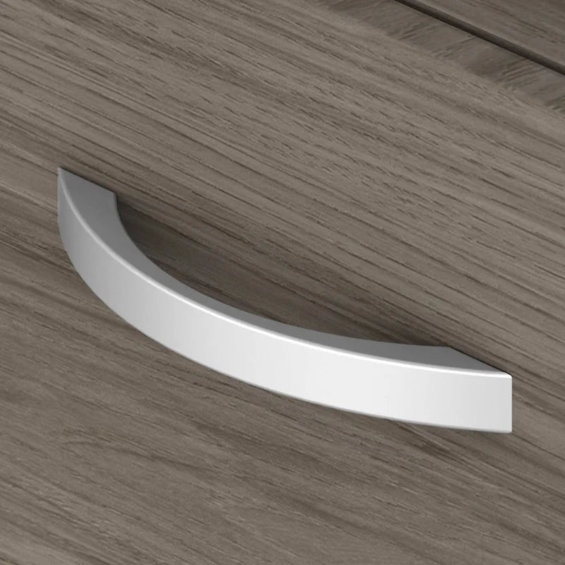 Classeur mobile à 2 tiroirs avec roulettes – Noyer Hickory / Noyer noir / Gris platine / Gris tempête / Blanc