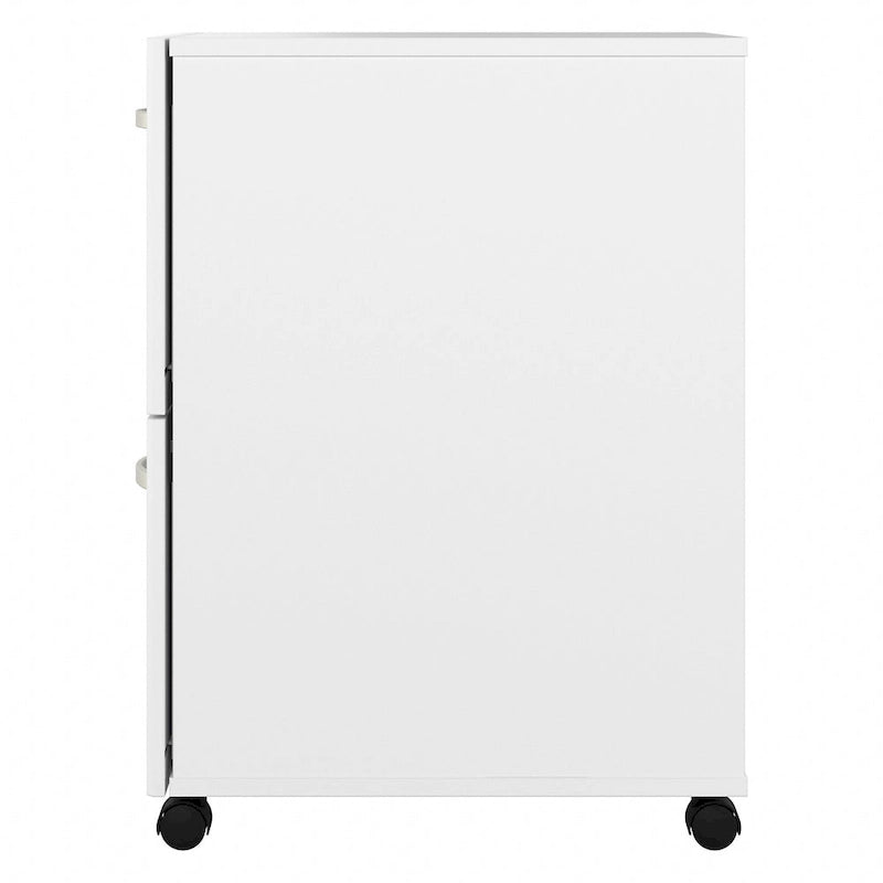 Classeur mobile à 2 tiroirs avec roulettes – Noyer Hickory / Noyer noir / Gris platine / Gris tempête / Blanc