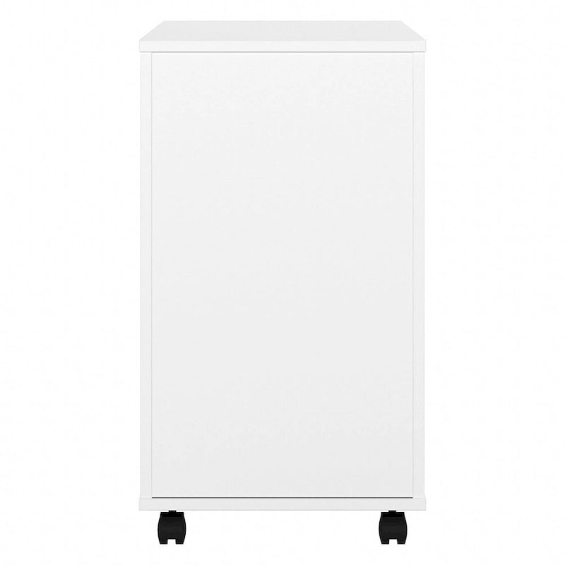Classeur mobile à 2 tiroirs avec roulettes – Noyer Hickory / Noyer noir / Gris platine / Gris tempête / Blanc