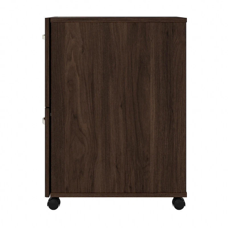 Classeur mobile à 2 tiroirs avec roulettes – Noyer Hickory / Noyer noir / Gris platine / Gris tempête / Blanc