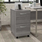 Classeur mobile à 2 tiroirs avec roulettes – Noyer Hickory / Noyer noir / Gris platine / Gris tempête / Blanc