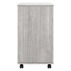 Classeur mobile à 2 tiroirs avec roulettes – Noyer Hickory / Noyer noir / Gris platine / Gris tempête / Blanc