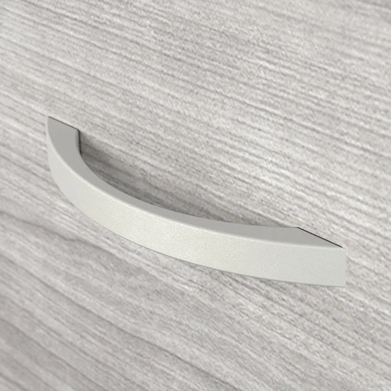 Classeur mobile à 2 tiroirs avec roulettes – Noyer Hickory / Noyer noir / Gris platine / Gris tempête / Blanc
