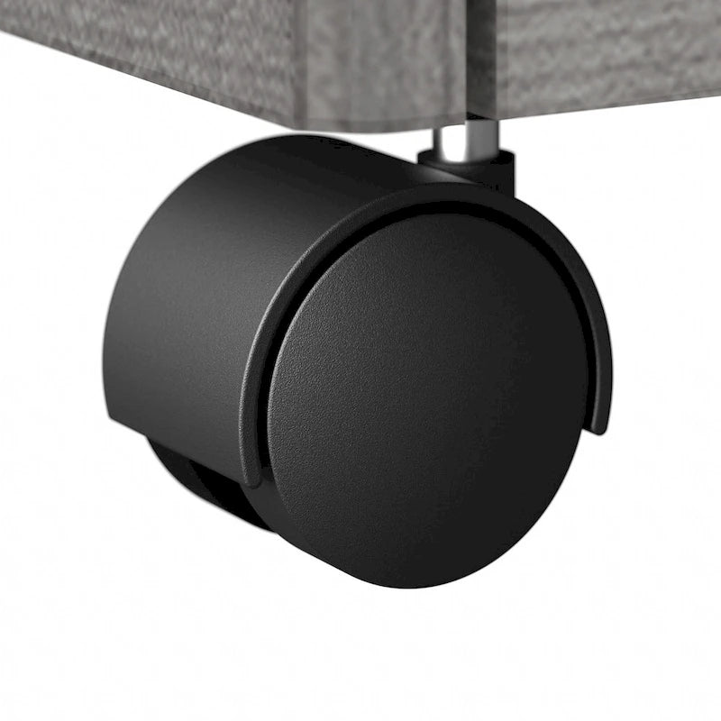 Classeur mobile à 2 tiroirs avec roulettes – Noyer Hickory / Noyer noir / Gris platine / Gris tempête / Blanc