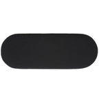 Banc 1 place à étagère ouverte noir/naturel avec coussin
