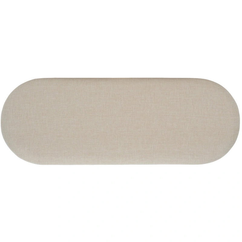 Banc 1 place à étagère ouverte noir/naturel avec coussin