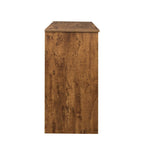 Buffet vaisselier en bois de chêne/expresso/noyer avec 3 portes et 2 tiroirs