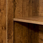 Buffet vaisselier en bois de chêne/expresso/noyer avec 3 portes et 2 tiroirs