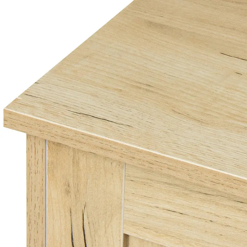 Buffet vaisselier en bois de chêne/expresso/noyer avec 3 portes et 2 tiroirs