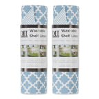 Doublure d'étagère non adhésive, lot de 2 – Plusieurs couleurs et motifs