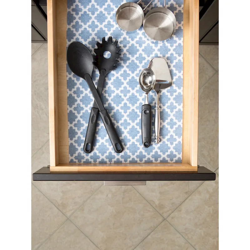 Doublure d'étagère non adhésive, lot de 2 – Plusieurs couleurs et motifs