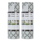 Doublure d'étagère non adhésive, lot de 2 – Plusieurs couleurs et motifs