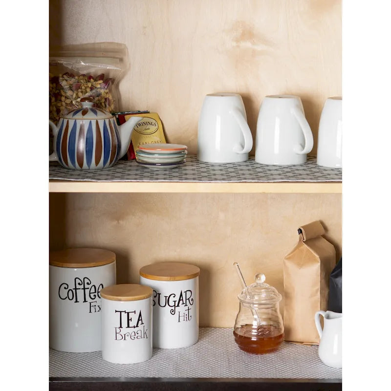 Doublure d'étagère non adhésive, lot de 2 – Plusieurs couleurs et motifs