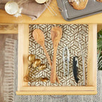 Doublure d'étagère non adhésive, lot de 2 – Plusieurs couleurs et motifs