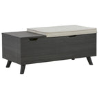 Banc de rangement beige – 39 larg. x 19 prof. x 17 haut., 1 place