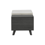 Banc de rangement beige – 39 larg. x 19 prof. x 17 haut., 1 place