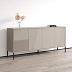 Buffet/Bahut mat – Teck/Cachemire, Cachemire et noir – 3 portes