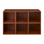 Casiers de rangement modulables Cherry, lot de 6, empilables