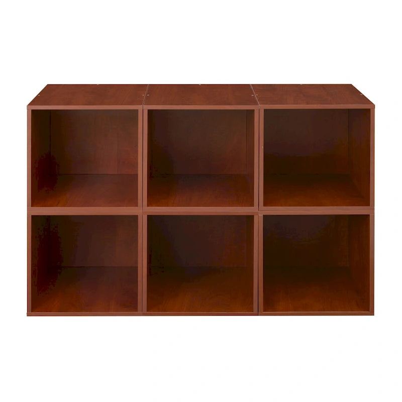 Casiers de rangement modulables Cherry, lot de 6, empilables
