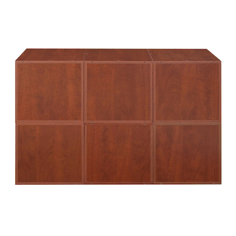 Casiers de rangement modulables Cherry, lot de 6, empilables