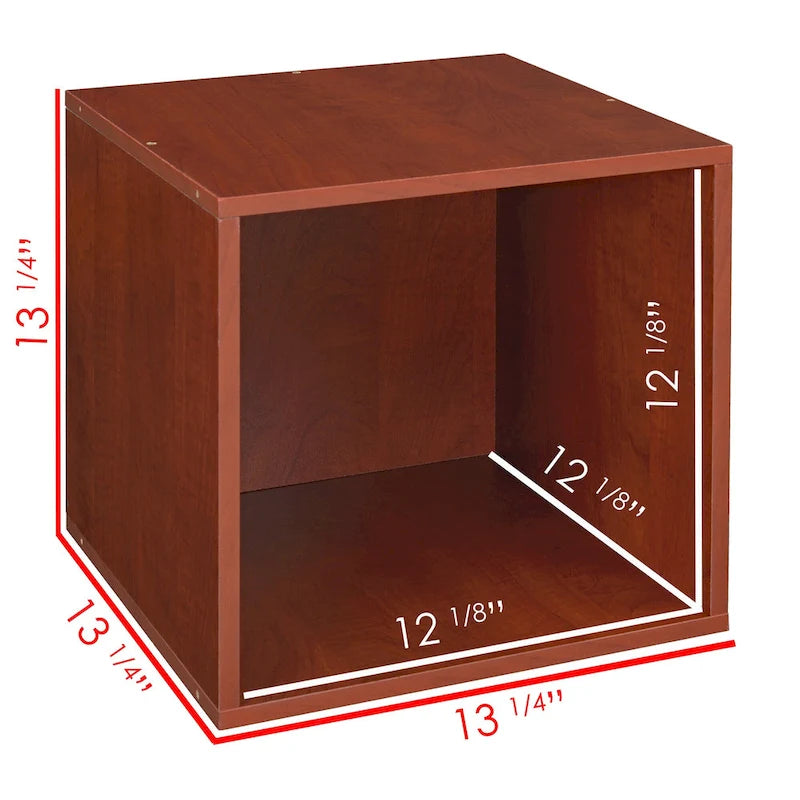 Casiers de rangement modulables Cherry, lot de 6, empilables
