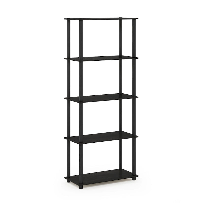 Étagère à livres autoportante à 5 niveaux, multicolore, simple