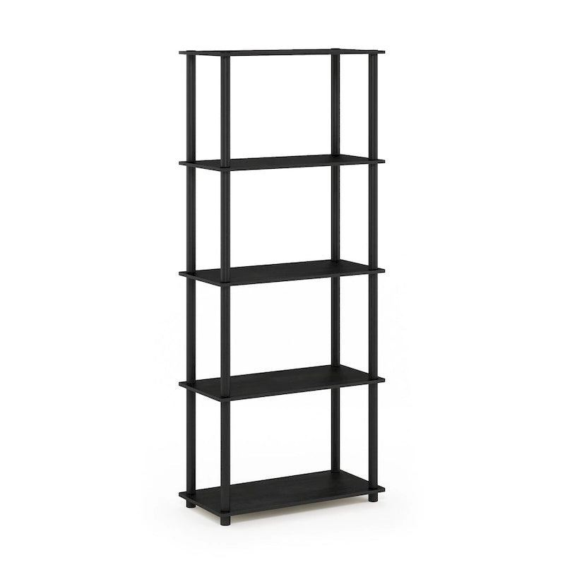 Étagère à livres autoportante à 5 niveaux, multicolore, simple