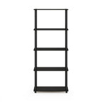 Étagère à livres autoportante à 5 niveaux, multicolore, simple
