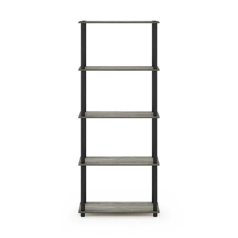 Étagère à livres autoportante à 5 niveaux, multicolore, simple