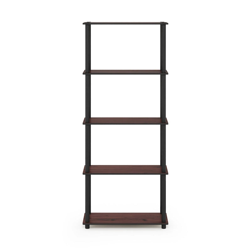 Étagère à livres autoportante à 5 niveaux, multicolore, simple
