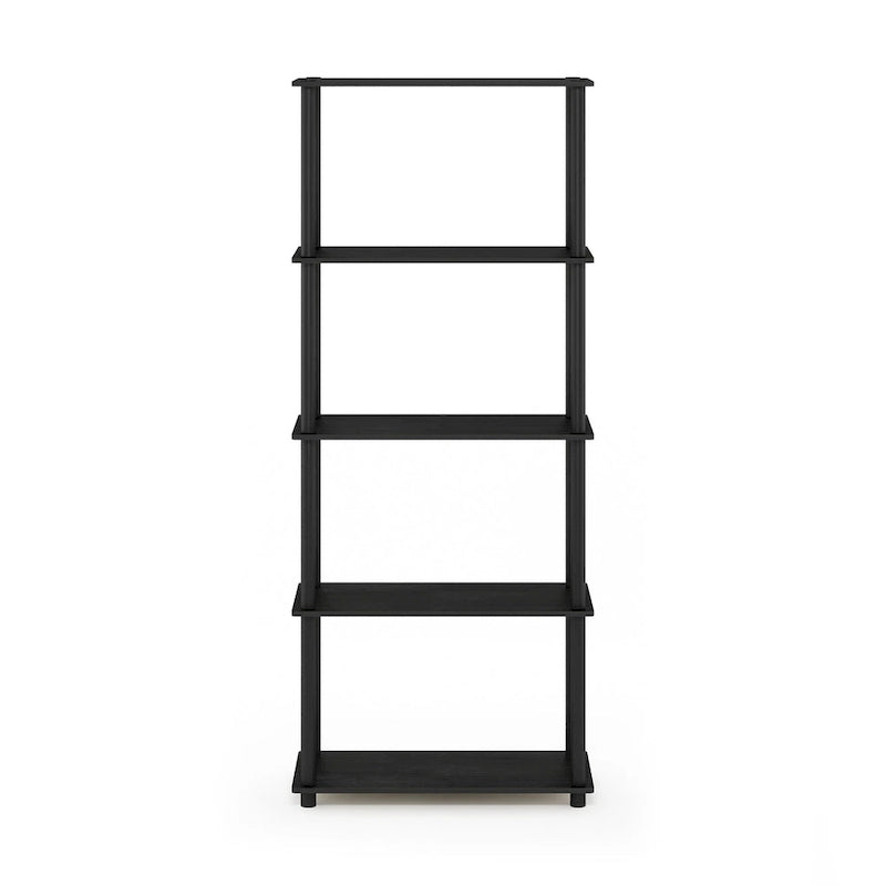Étagère à livres autoportante à 5 niveaux, multicolore, simple