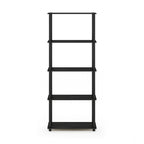 Étagère à livres autoportante à 5 niveaux, multicolore, simple