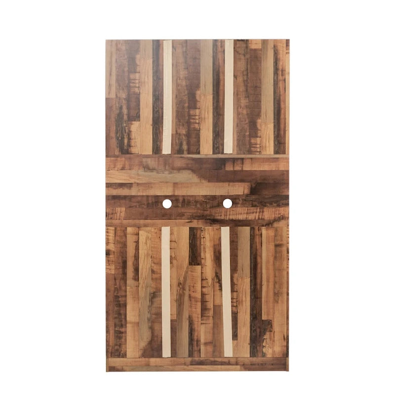 Armoire haute noire/noyer/blanche/chêne, 6 portes 1 tiroir, simple