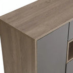 Banc de rangement pour chaussures blanc/gris foncé avec siège rembourré, 15-20 paires