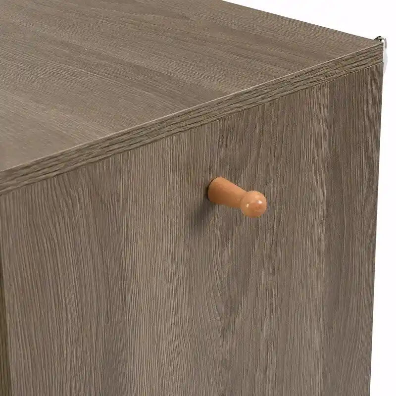 Banc de rangement pour chaussures blanc/gris foncé avec siège rembourré, 15-20 paires