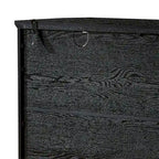 Buffet-Bahut Bleu et Noir avec Portes Vitrées, Foyer de 2 Personnes