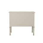 Buffet 2 portes gris, crème vieilli, simple