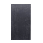 Armoire d'appoint de ferme noire antique à 4 portes