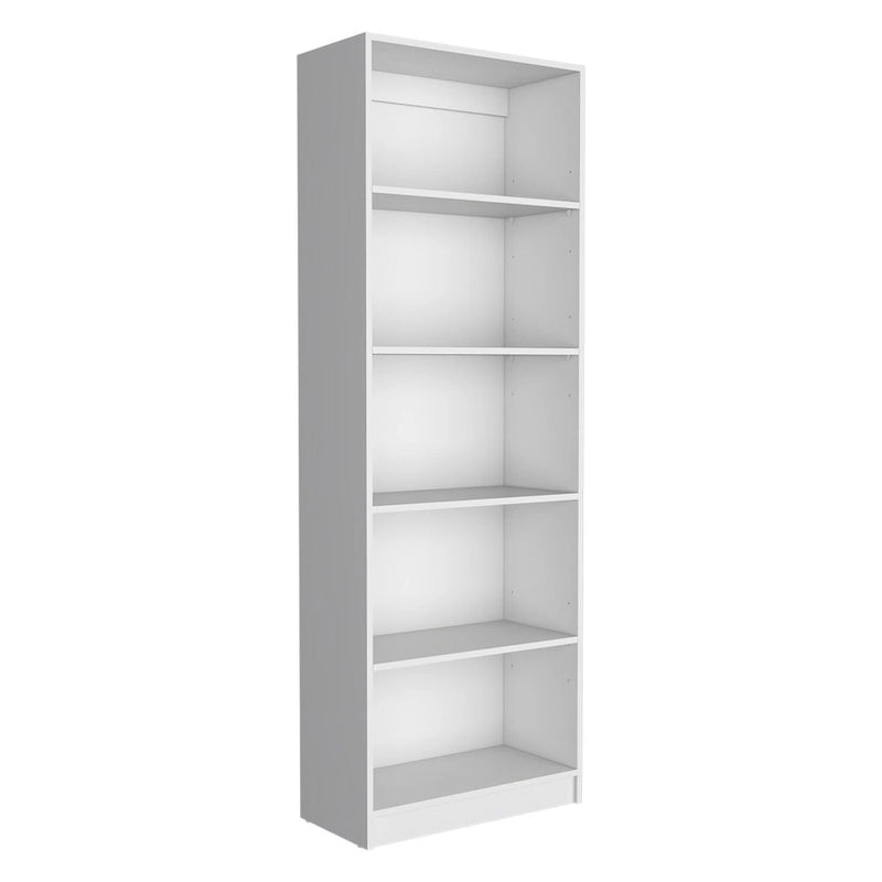 Bibliothèque à double armoire à 5 étagères de 188 cm de large, beige/multicolore/noir/blanc, lot de 3