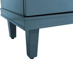 Armoire de rangement 4 portes, Champagne/Bleu, Convient pour 1 à 2 utilisateurs
