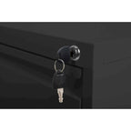 Classeur vertical en acier noir/blanc – 2/3/4/5 tiroirs, pour 1 à 5 utilisateurs