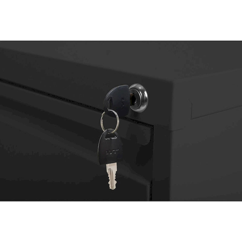 Classeur vertical en acier noir/blanc – 2/3/4/5 tiroirs, pour 1 à 5 utilisateurs