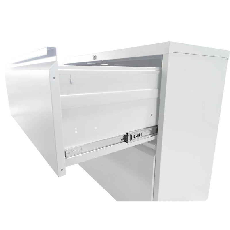 Classeur vertical en acier noir/blanc – 2/3/4/5 tiroirs, pour 1 à 5 utilisateurs
