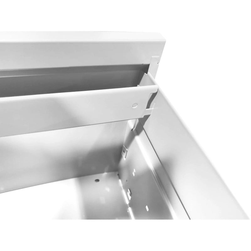 Classeur vertical en acier noir/blanc – 2/3/4/5 tiroirs, pour 1 à 5 utilisateurs