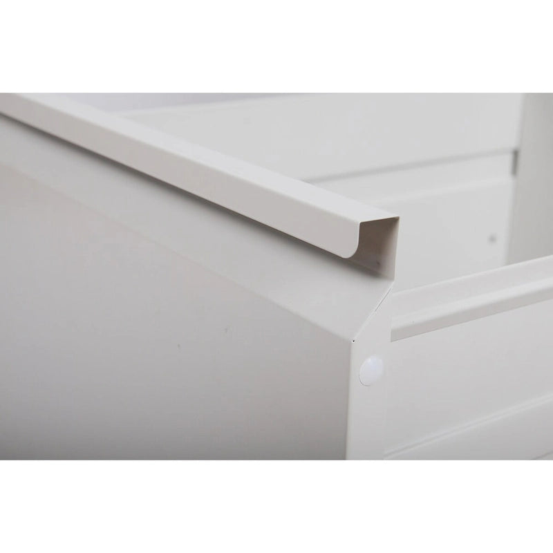 Classeur vertical en acier noir/blanc – 2/3/4/5 tiroirs, pour 1 à 5 utilisateurs